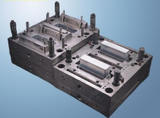 The combination and split principle of injection mold core